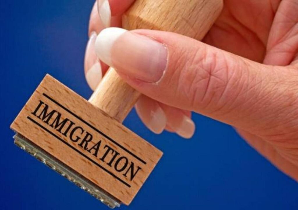 Immigration visa stamp
