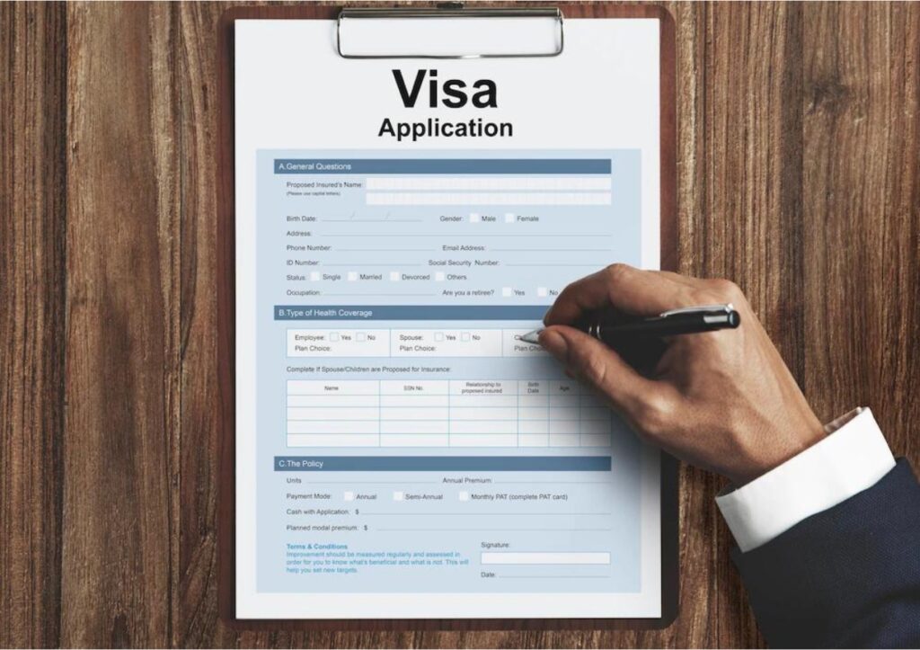 Temporary Visa application